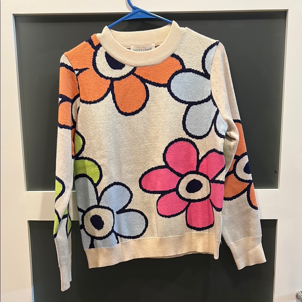Floral Patterned Sweater